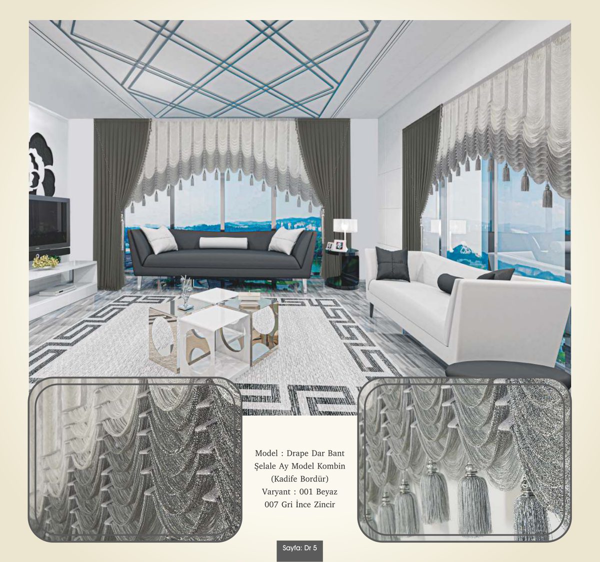 Drape İp Perde