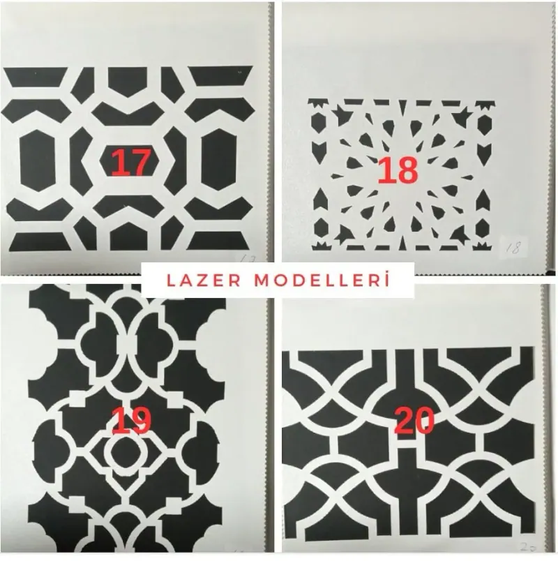 Lazer Kesim Motifli Stor görsel 2