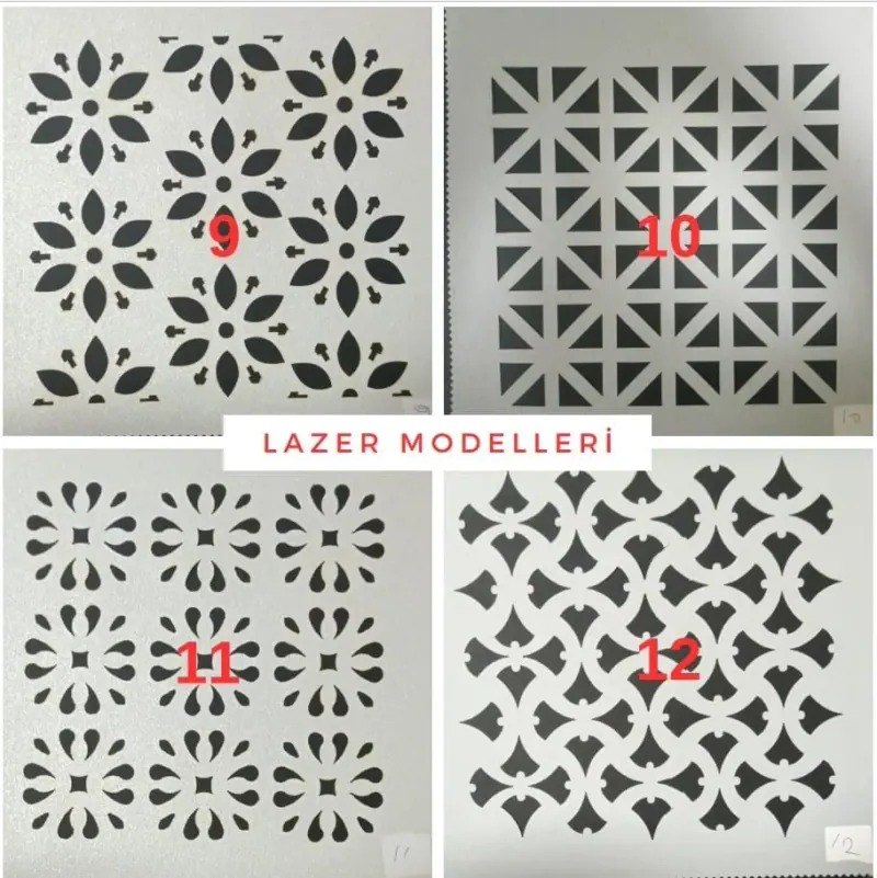 Lazer Kesim Motifli Stor görsel 5